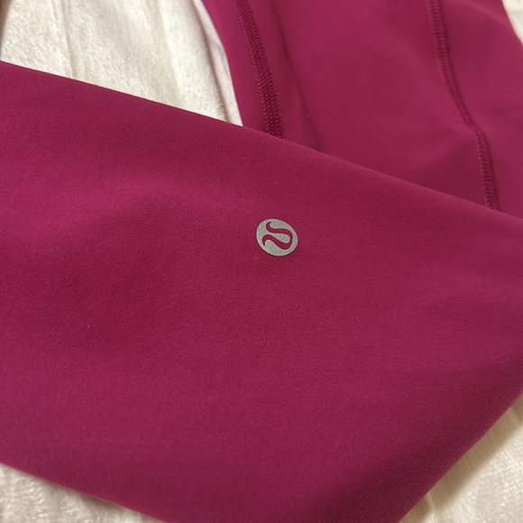 Lululemon Dark Pink Full Length Leggings - Picture 3 of 13